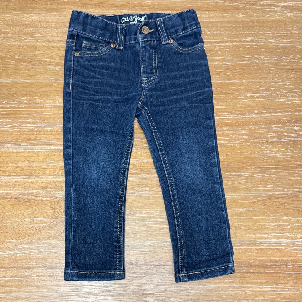 Cat & Jack Dark Blue Kids Jeans